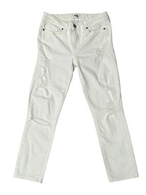 PAIGE Verdugo Ultra Skinny Distressed White Denim Jeans Women’s Size 29 NWOT